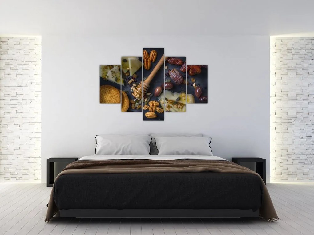 Tablou cu cu fructe uscate (150x105 cm)