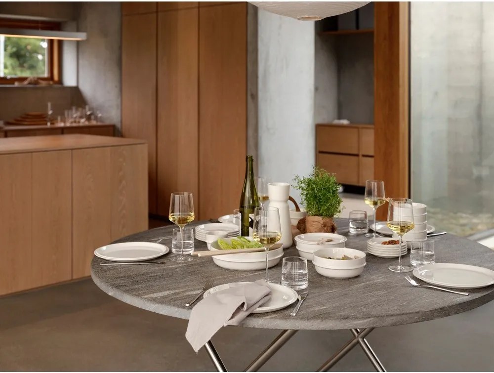 Farfurie crem din porțelan ø 24 cm Eau – Zone