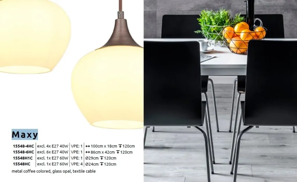 Pendul design modern Maxy cafea