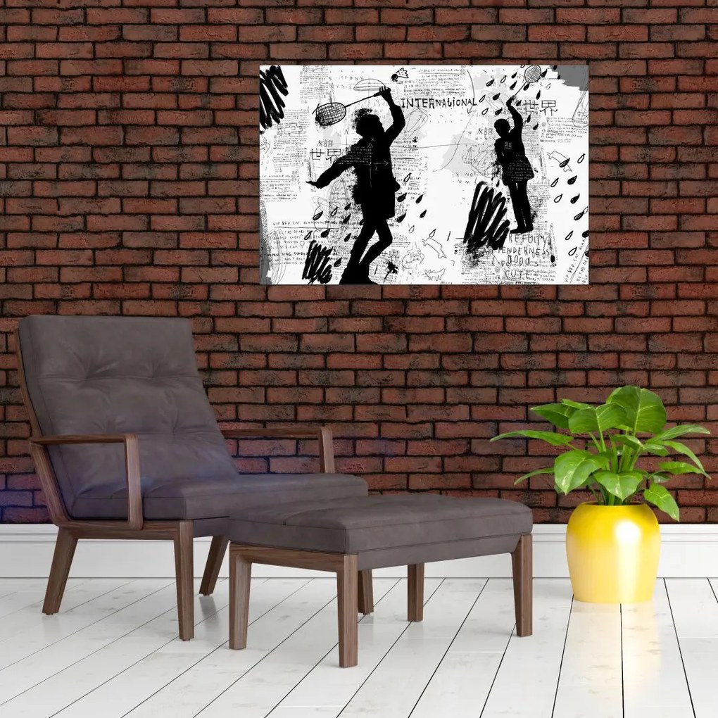Tablou - Artă stradală - zarvă (90x60 cm)