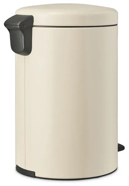 Cos de gunoi cu pedala Brabantia NewIcon 1005535, 20 L, Inchidere lina, Baza antiderapanta, Bej