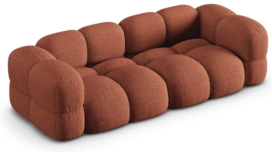 Canapea cărămizie 250 cm Loretto – Cosmopolitan Design