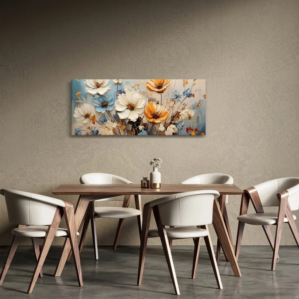 Tablou - Buchete, pictură (120x50 cm)