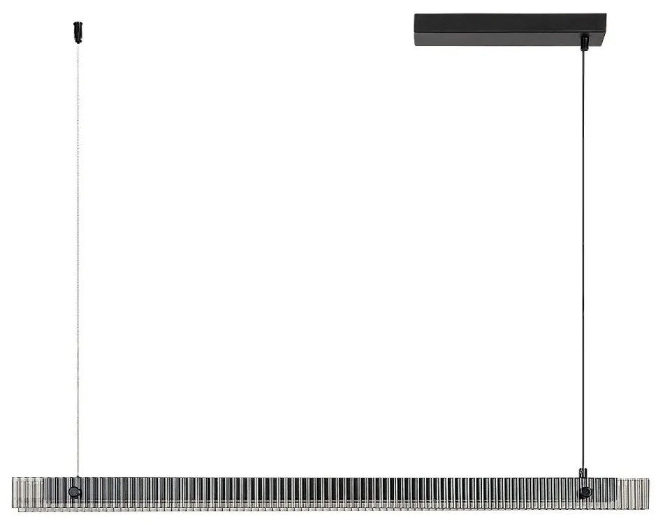 Lustra Suspendata Moderna, LED, Negru, Cital