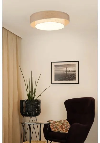 Plafonieră Brilagi DOVER SHINE LED/26W/230V d. 60 cm gri/crem