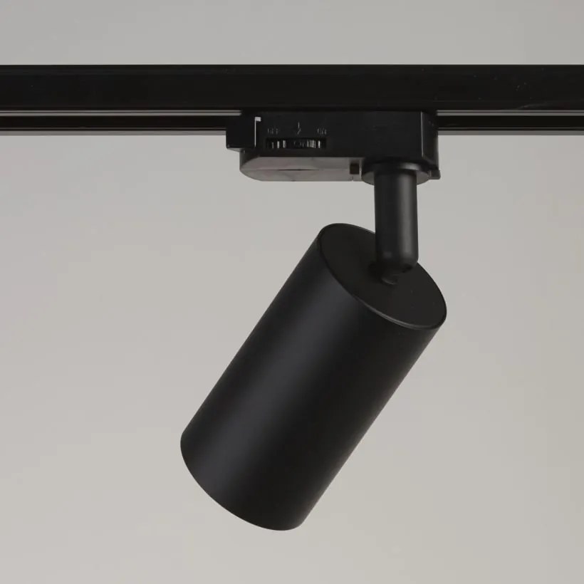 Spot directionabil pentru sina Track Project Collection, Orion negru