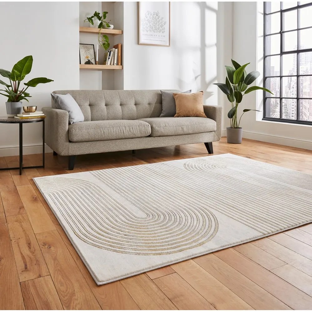 Covor gri deschis/auriu 80x150 cm Apollo – Think Rugs