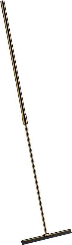 Racleta pentru sticla cu maner telescopic Omnires Uni finisaj auriu lucios 30 cm