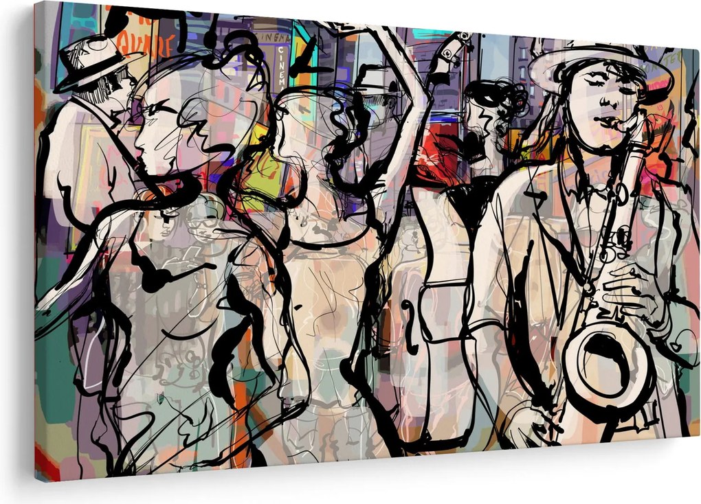 Tablou - Seara de jazz (90x60 cm)