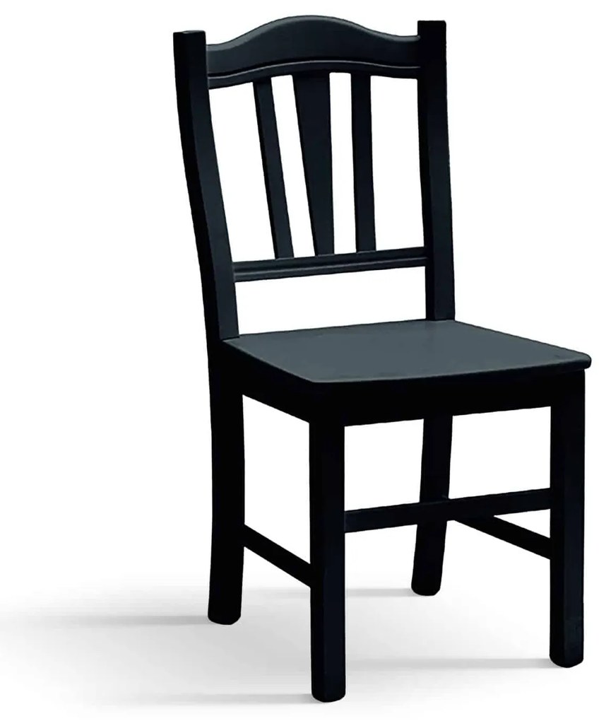 Scaun Hard, realizat integral din lemn de fag, L 46cm/l 50cm /H 95cm - NEGRU