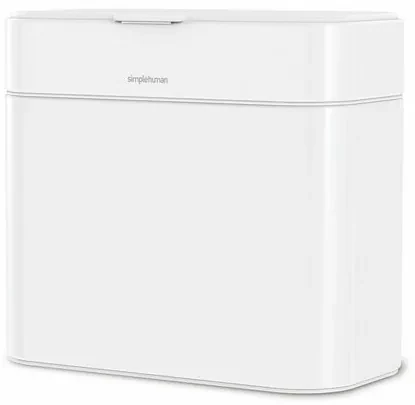 Coș de gunoi compostabil Simplehuman 4 l, alb