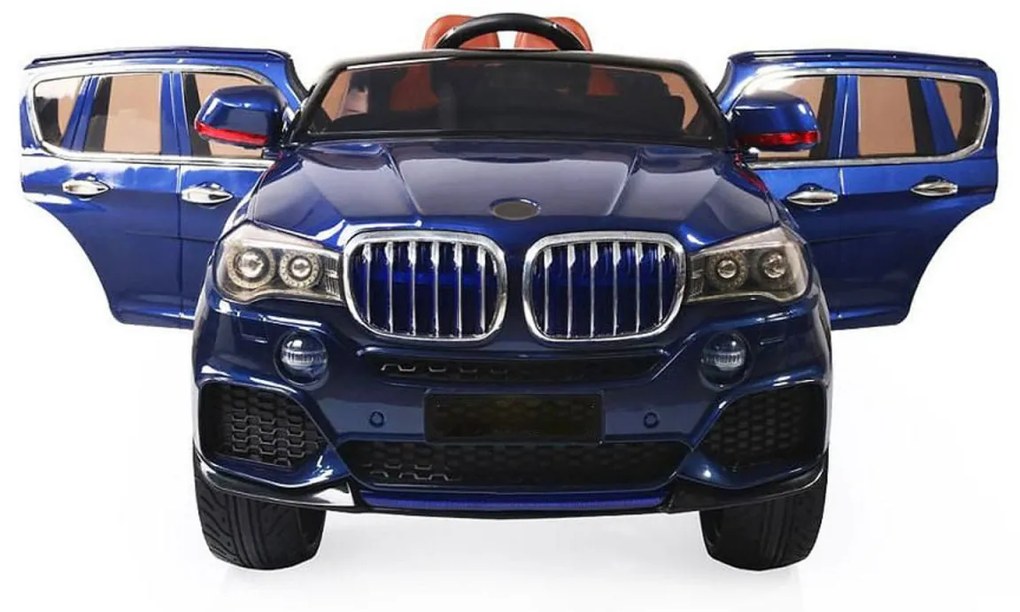 Masinuta Electrica cu Roti din Cauciuc NOVOKIDS™, Display LCD cu Redare MP4 Desene sau Muzica, Scaun de Piele, Model Offroad, Baterie Performanta
