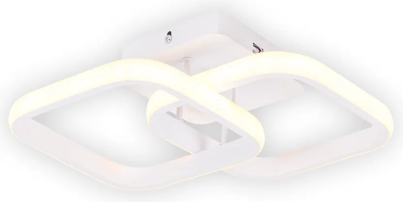 Aplica LED Erste Aria 28W 3CCT Alb Mat, Design Modern Curbat 330x260x90mm, Lumina Reglabila din Intrerupator pentru Living, Hol sau Dormitor
