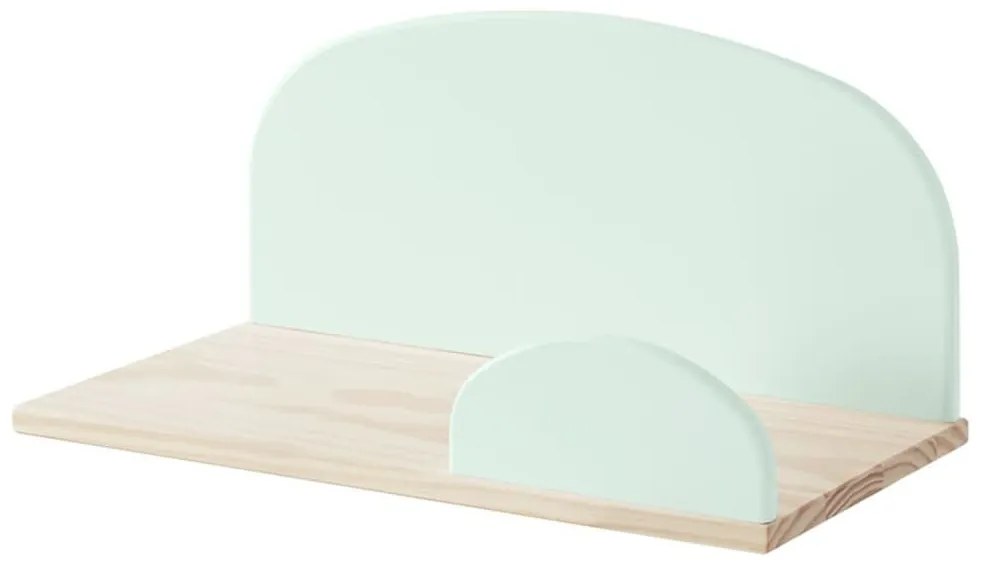 442709 Vipack Raft de perete "Kiddy", 45 cm, verde menta, lemn