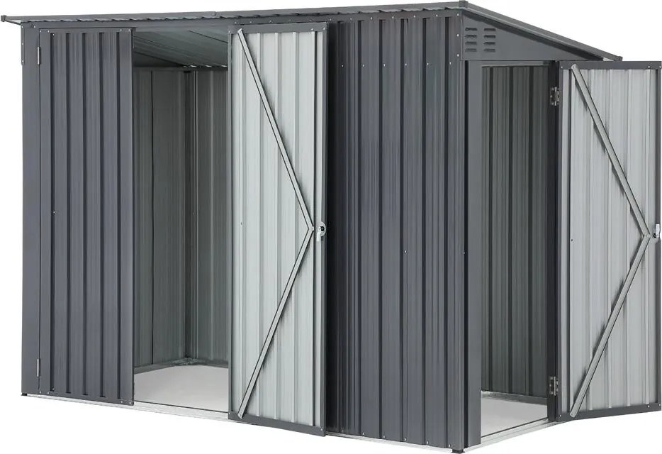 Căsuță de grădină pentru unelte Avenberg, 2,43 × 1,12 m, antracit