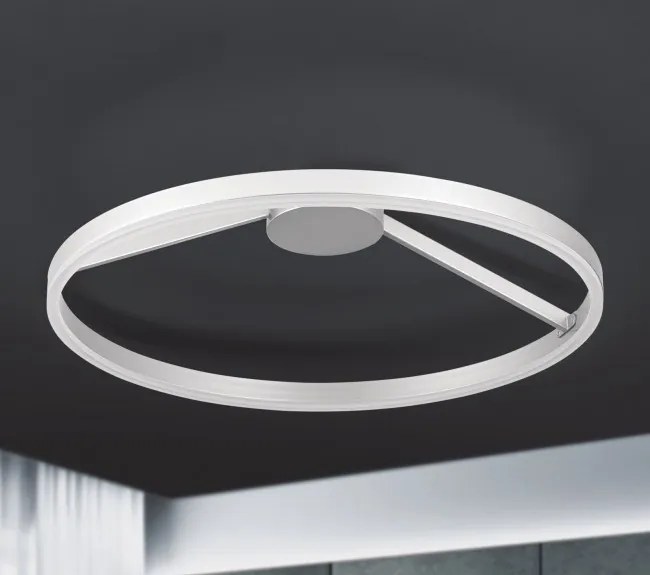 Lustra aplicata LED dimabila design modern circular Float 60cm