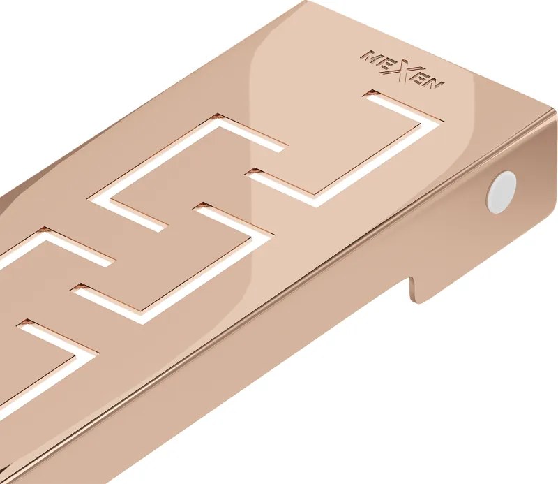 Mexen M15 placă de mascare pentru scurgere liniară 60 cm, aur roz - 1624060