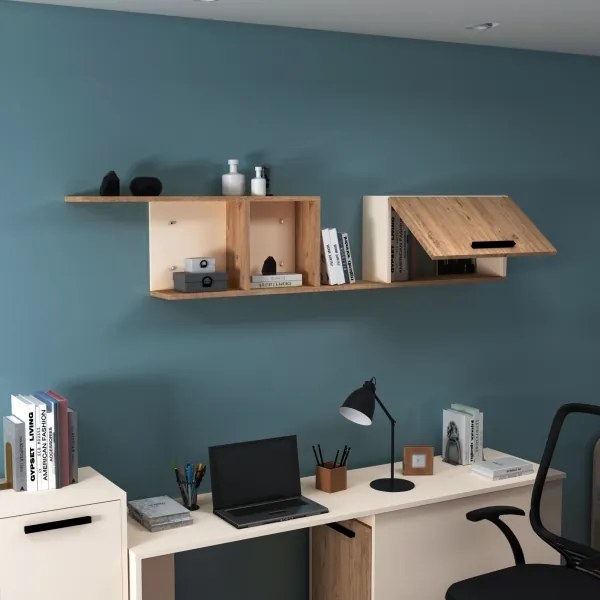 Etajeră de perete NEWRA 35x150 cm pin atlantic