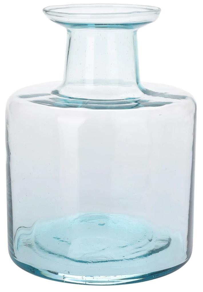 Vaza Geometrik din sticla reciclata 15x21 cm