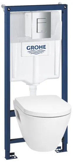 GROHE 39186000 - Set de instalație SOLIDO pentru perete, 1,13 m, alb
