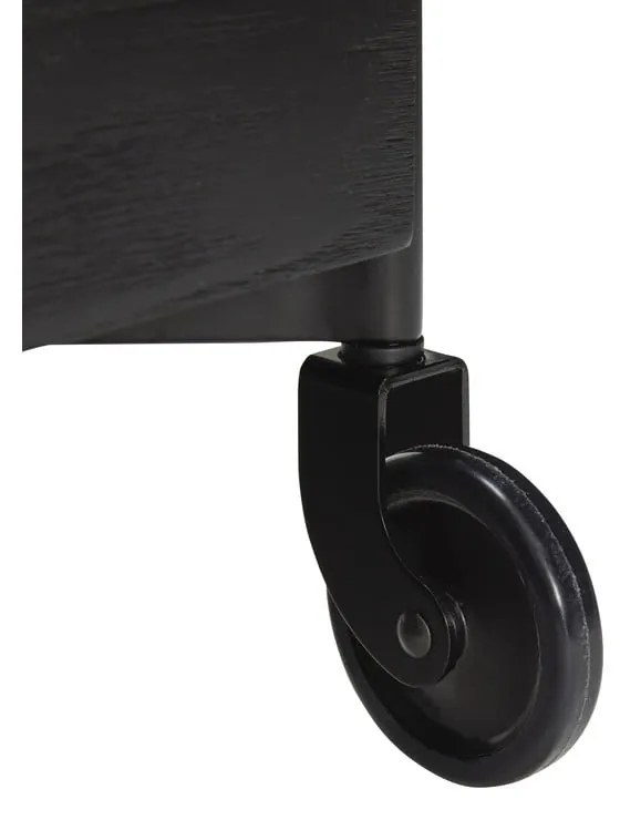 Cărucior din lemn de frasin pe roți 42x37 cm Fresh - Hübsch