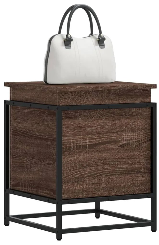vidaXL Cutie depozitare stejar maro 40x40x51,5 cm lemn prelucrat
