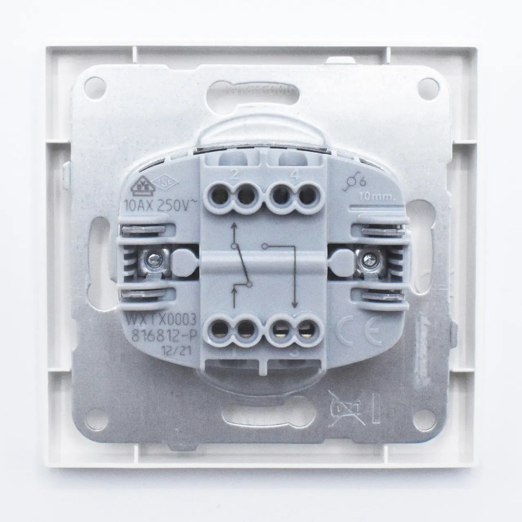 Intrerupator cap scara Karre Plus Panasonic, ST, alb