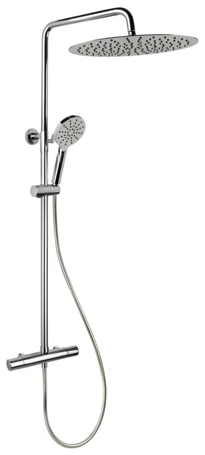 Set de duș cu baterie termostatică BATH DELUXE 31-120-09-60-00 DRAGOR crom