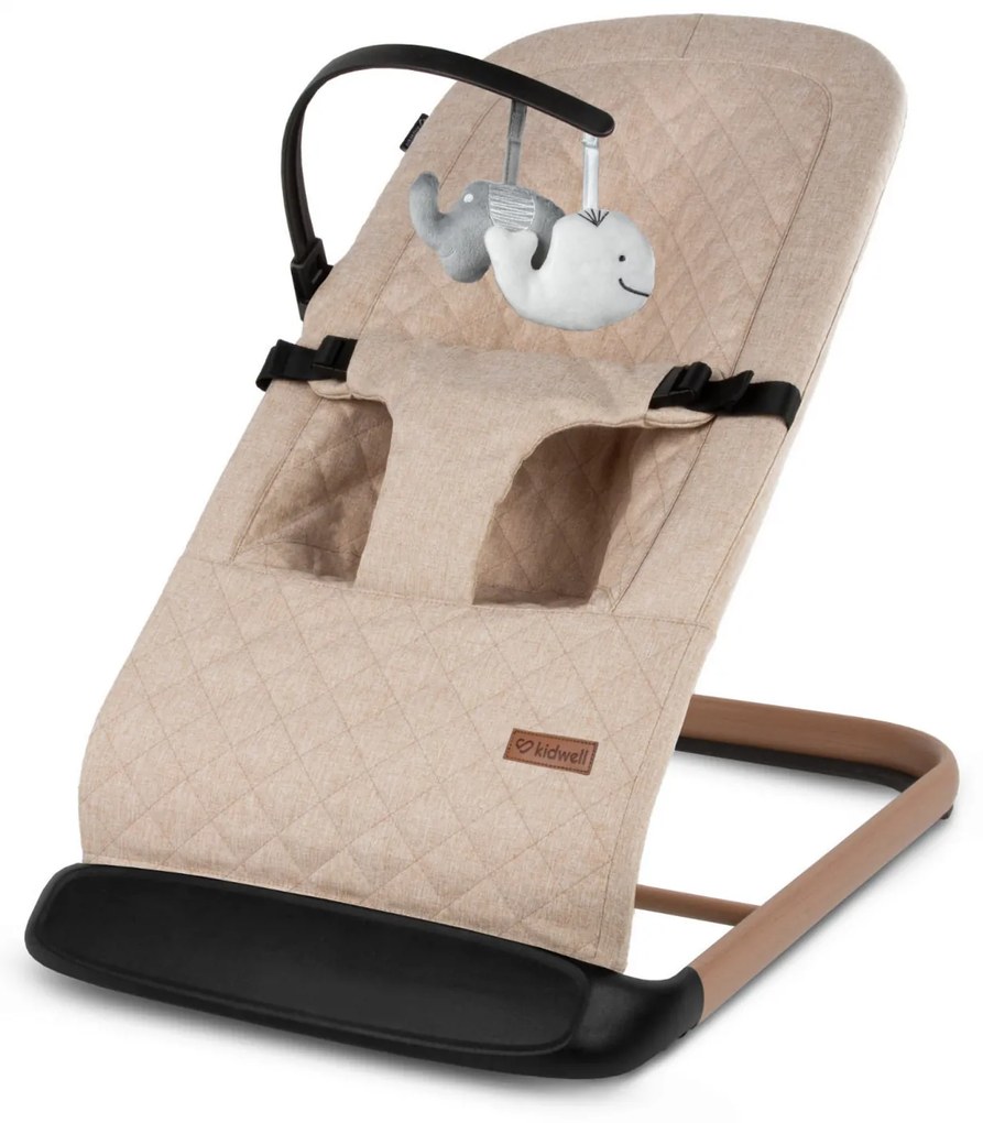 Balansoar pentru copii Kidwell Laro Full - Beige Wooden
