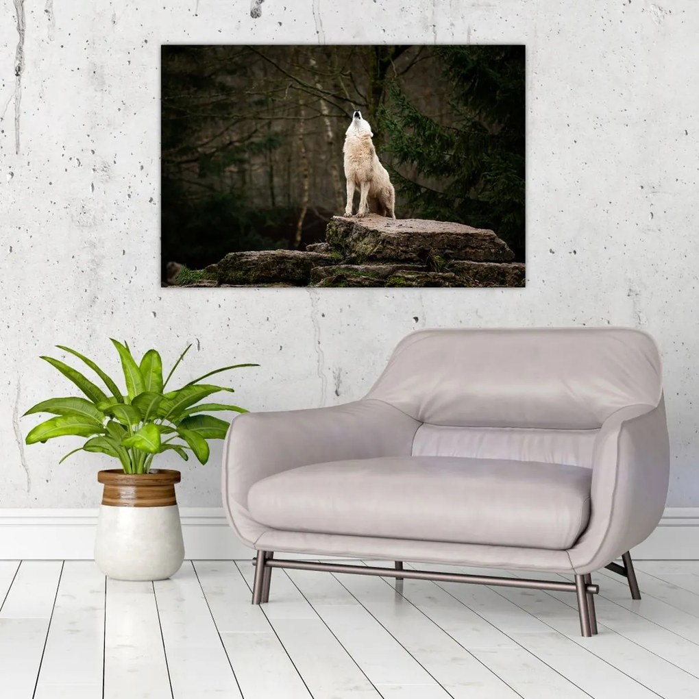 Tablou - Urletul lupului (90x60 cm)