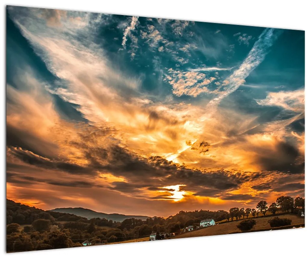 Tablou cu nori (90x60 cm)