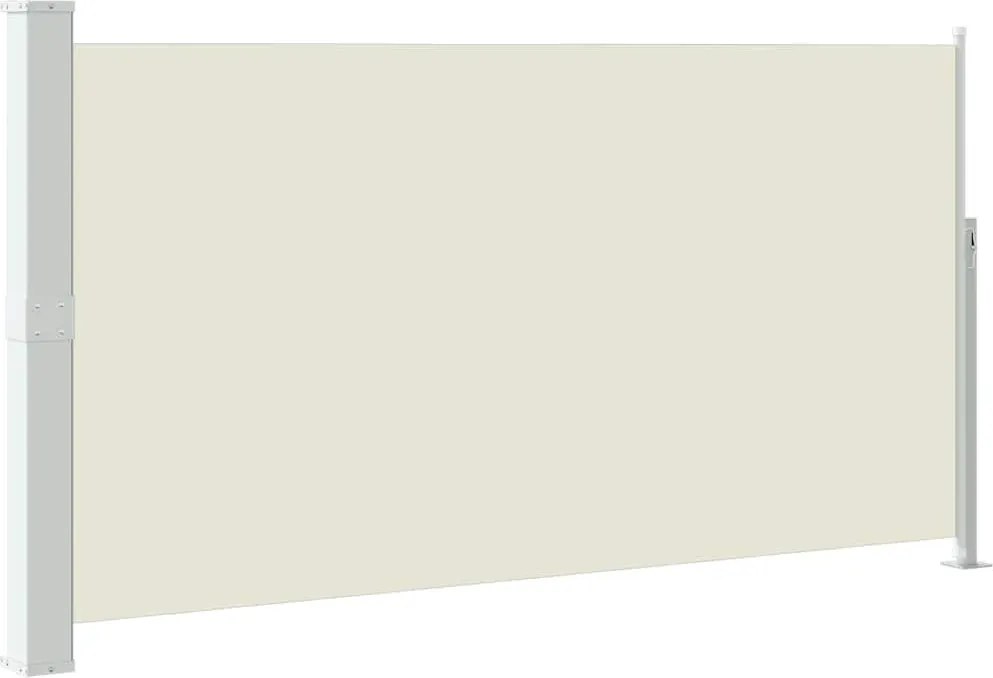 vidaXL Copertină laterală pentru terasă/curte, crem, 160x300 cm