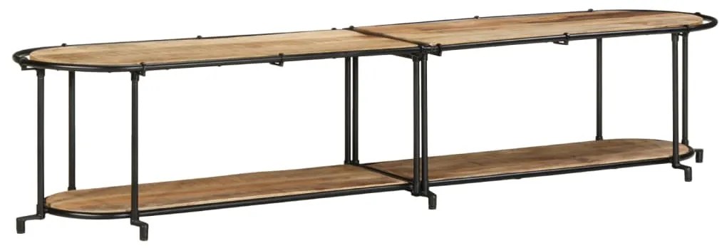 vidaXL Dulap TV, 200x42x40 cm, lemn masiv mango brut