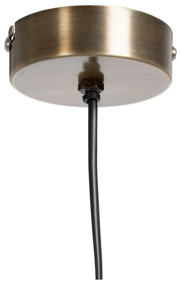 Lustră aurie cu abajur din metal – Ixia