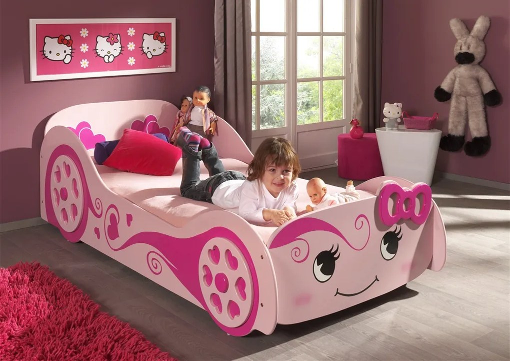 Set CARBED format din LOVE CAR și SALTEA PAT COPIIua asortată.