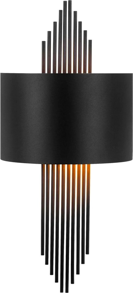Aplica 620 - A, negru, metal, 75x10x22 cm