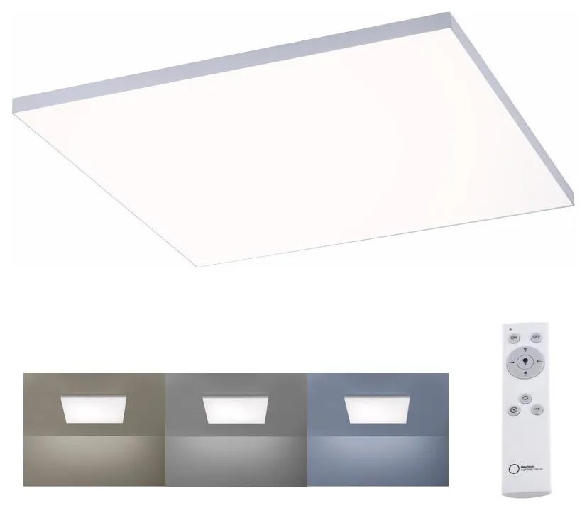 Plafonieră LED dimabilă CANVAS LED/40W/230V Leuchten Direkt 15552-16 + telecomandă