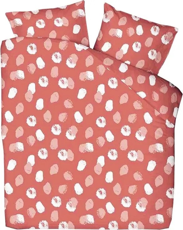 Lenjerie de pat din flanel TESS rosu Dimensiune lenjerie de pat: 2 ks 60 x 70 cm | 240 x 200 cm