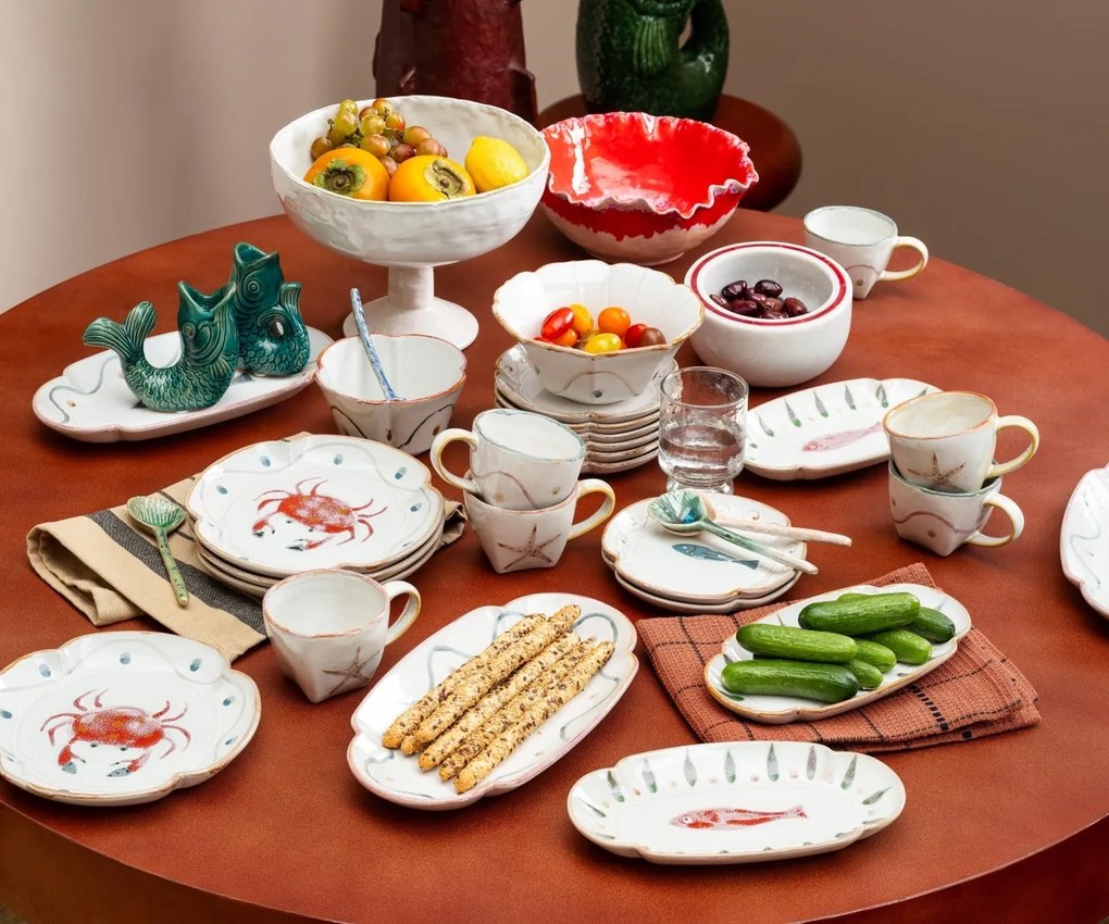 Set 3 boluri din ceramică, "Marine"