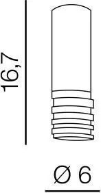 Azzardo AZ3125 - Plafonieră LOCUS 1xGU10/35W/230V