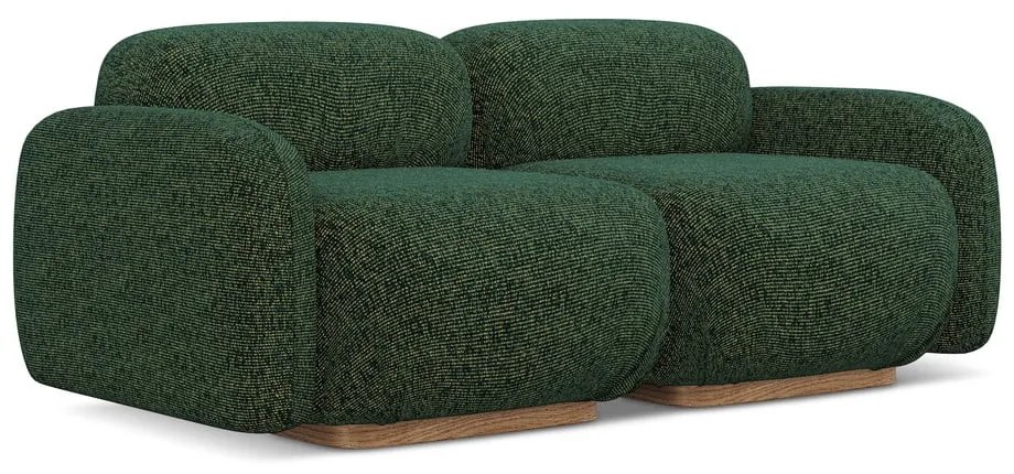 Canapea modulară verde-închis 190 cm Ailani – Makamii