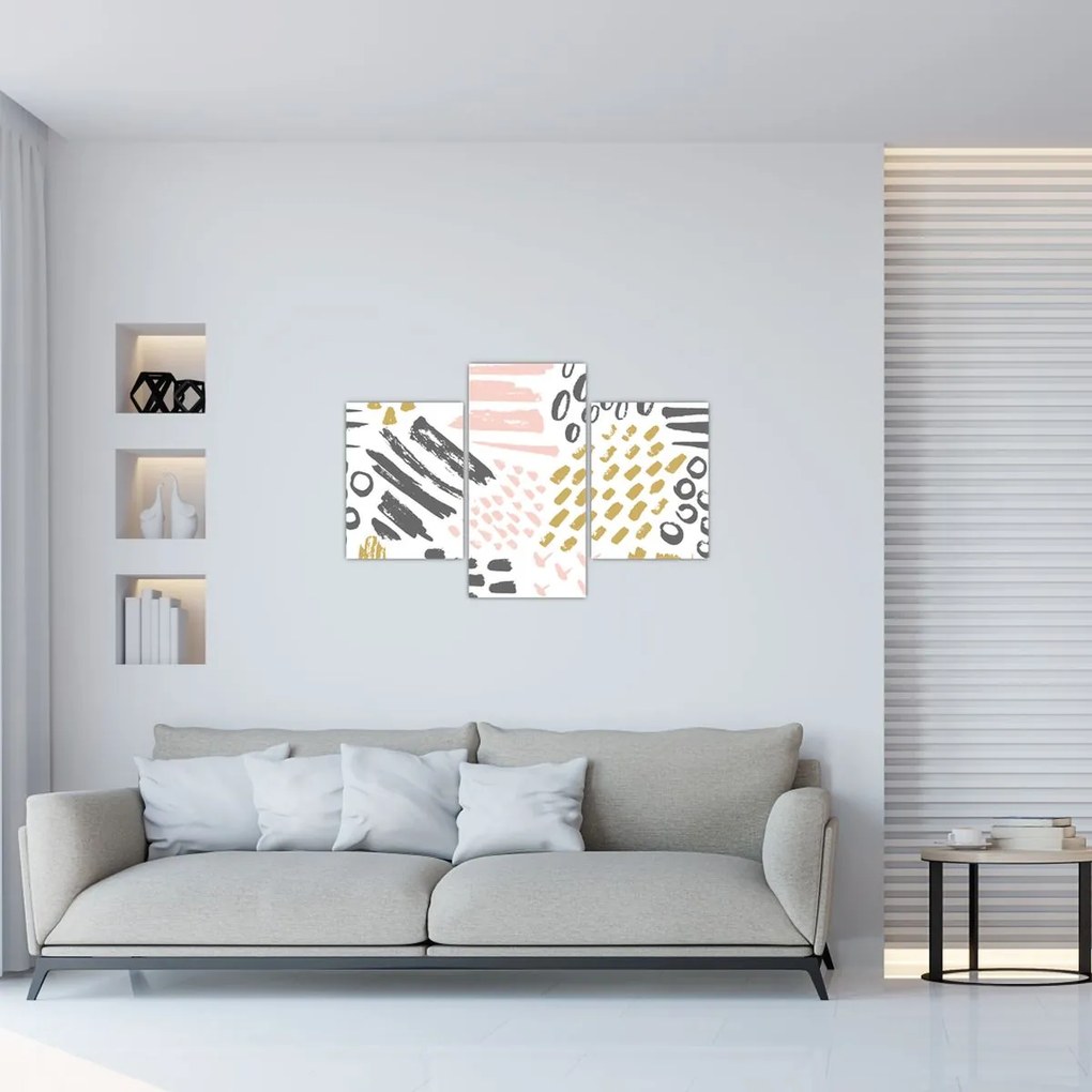 Tablou - Accidente vasculare cerebrale abstracte (90x60 cm)