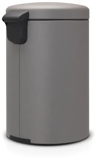 Coș de gunoi cu pedală Brabantia NewIcon 20L, Beton Mineral Gri 1001091