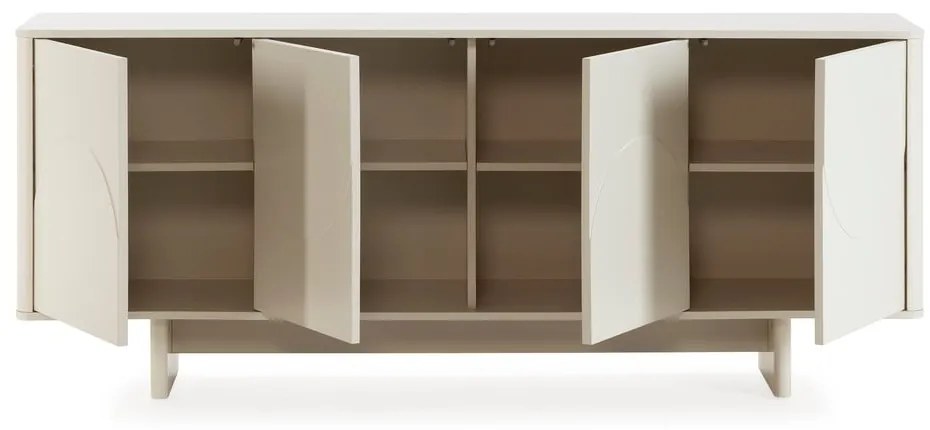 Comodă crem 180x75x40 cm Solei – MOME