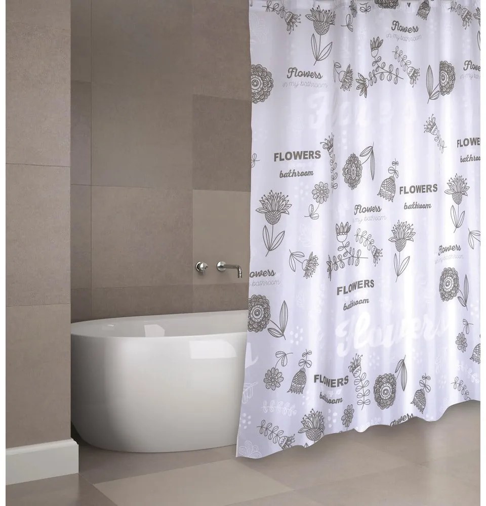 Perdea de duș 180x200 cm Flowers – MSV