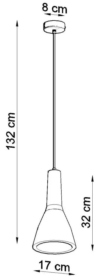 Lustră Sollux Mattia, alb