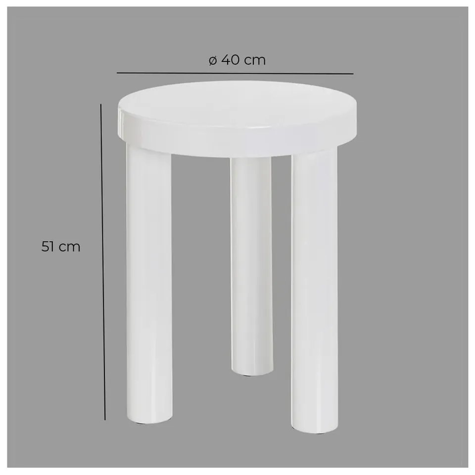 Măsuță auxiliară rotundă ø 40 cm Dórica – Casa Selección