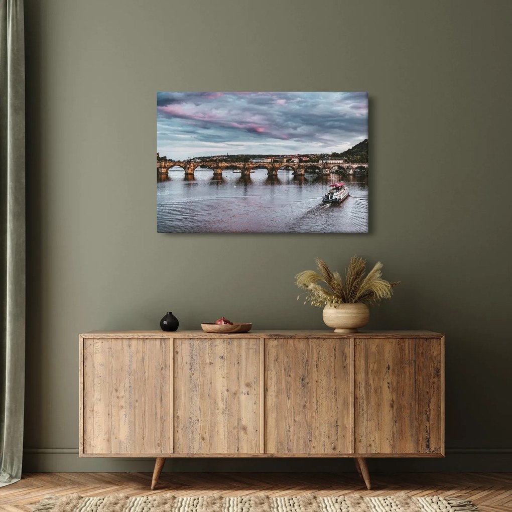 Tablou cu podul lui Carol (90x60 cm)