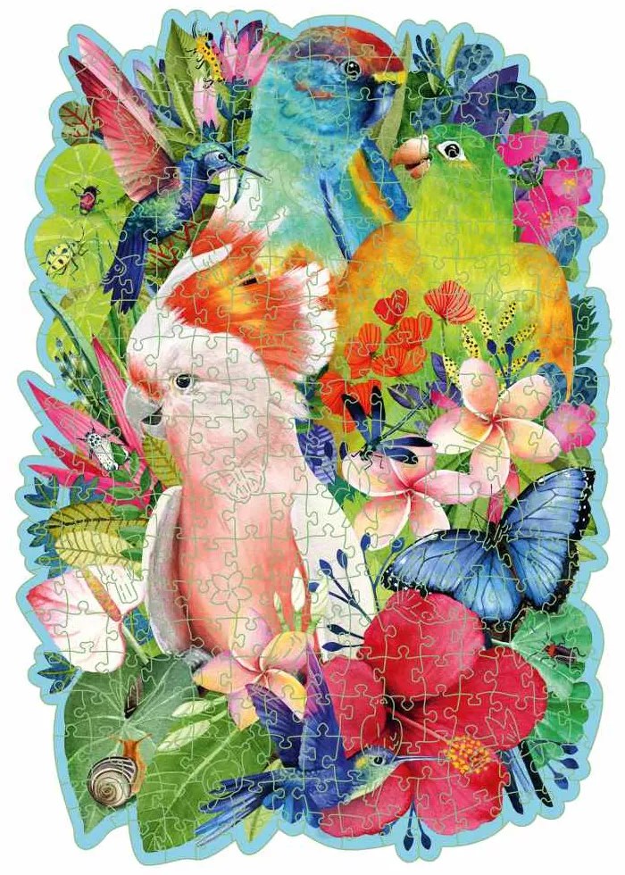 PUZZLE LEMN PASARI 300 PIESE - RAVENSBURGER (RVSPA00760)