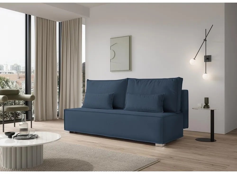 Canapea trei locuri Bale  (marin + argintiu). 1099362